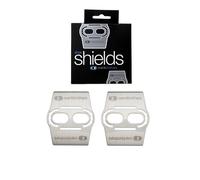 Crank Brothers Shoe Shields Pair Silver for Carbon Sole Cycling Shoes