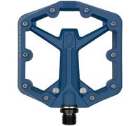 Crank Brothers Stamp 1 Gen 2 MTB Mountain Bike Platform Pedals Navy Blue Large