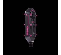 Crank Brothers Stamp 7 Black / Pink Flat Pedal
