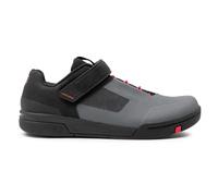 Crank Brothers Stamp SpeedLace Flat MTB Shoes Grey/Black/Red