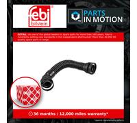 Crank Case Breather Pipe Hose fits SKODA YETI 5L 2.0D 09 to 17 04L103493 Febi