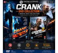 CRANK COMPLETE MOVIE FILM 1-2 DVD COLLECTION Part One Two Brand New Sealed UK R2