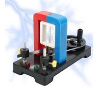 Crank DC Generator - Portable Electric Model | Lab Demonstration Motor Generator - for Science Laboratory, School, Classroom, Education, Hobby, Outdoor
