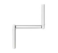 Crank Handle 12 mm White for Blind and Roller Shutter - Crank Arm - Pin Supplied - Mechanism for Round Rod for Manual and Motorised Roller Shutter - Made in France