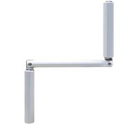 Crank Handle Aluminium Grey Diameter 12 mm Length 140 mm for Manual Roller Shutter and Blind Mechanism