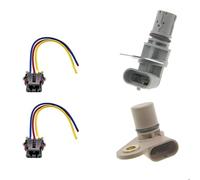 crank position sensor Compatible With Chevrolet For Avalanche | V8 5.3L 2007-2013 12585546 12585545 Camshaft & Crankshaft Position Sensor Plug(R X2 Sensor and Plug)