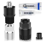 Crank Puller Bicycle and Bottom Bracket Tools, Crank Puller for 16 mm Wrench, Bicycle Bottom Bracket Puller Tool Set Compatible with (Shimano/ISIS/Octalink) Square Type