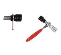 Crank Puller Tool Kit Square Taper Crankset Remover for MTB Cycling Repair - Steel 15cm