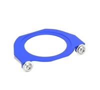 Crank Seal Serpentine Belt Guard Compatible With N52 N54(Blue) | Fits N55 S55 Engines; For 135i 335i 435i 535i X1 X3 X5; Protection Guards Plate Replacement
