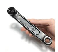 Crank Set for Exercise Bikes 152mm, Iron Left/Right Crank with Square Hole for Indoor Use (Right)