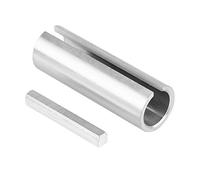 Crank Shaft Sleeve Adapter, High Strength Steel Step Key Pulley Adapter for 3/4" to 1" Inch Crankshafts, Gas Engine Maintenance Tool for Car Repair, DIY Mechanics, Auto Engineers