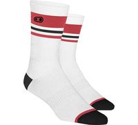 Crankbrothers Icon MTB Motorcycle Motorbike Socks Red / White