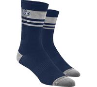 Crankbrothers Icon MTB Thick Motorcycle Motorbike Socks Blue / Grey
