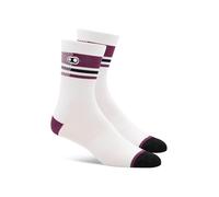 Crankbrothers Icon Socks, White/Purple, Large/X-large