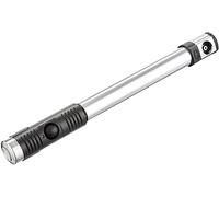 Crankbrothers Klic HP Bicycle Pump with Pressure Gauge Unisex Adult Silver