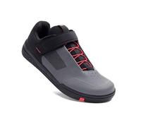 Crankbrothers Mens Stamp Speed Lace Cycling Shoes, Grey Black Red, 7.5 UK EU