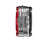 Crankbrothers Multi-19 Bicycle Multi-Tool, Black/Red