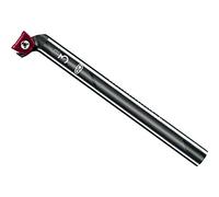 Crankbrothers Setback 7 x 7 Cobalt 3 Seatpost, 400/27.2/20mm, Black/Red