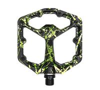Crankbrothers Stamp 7 Mountain Bike Pedals, Size Small, Black/Lime