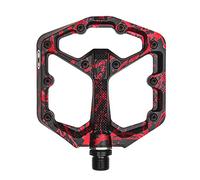 Crankbrothers Stamp 7 Mountain Bike Pedals, Size Small, Black/Red