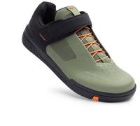 Crankbrothers Stamp Speed Lace Flat MTB Cycling Shoes Green/Black/Orange