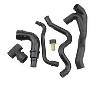 Crankcase Breather Hose Pipe Valve Kit for VW for Golf 4 MK4 for Beetle for Jetta for Passat B5 for Bora 1.8T0 6A103213F(6 Pcs)