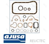 Crankcase Lower Gasket Set Seals Fiat:124