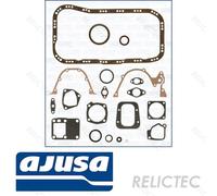 Crankcase Lower Gasket Set Seals Lancia Fiat:THEMA SW,TIPO,KAPPA,COUPE