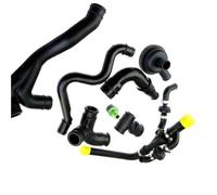 Crankcase Ventilation Hose Compatible with Skoda for Octavia 1997 1998 1999 2000 2001-2007 2008 2009 2010 2011 8Pcs 1.8T Crankcase Breather Hose Pipe Valve Kit 06A129101