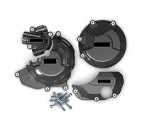 Crankcases For Ducati For Monster 1200 1200S 2017-2021 Motorcycle Engine Cover Protection Case Crankcase Side Stator Protectors Engine Cooling Accessories(1 Set-CF)