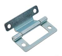 Cranked Flush Hinge Cupboard Door Set Steel Construction for Caravans and Small Utilities (10pc)