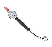 Cranked Tire Inflator - 0-220Psi Quick Inflation Nozzle, Hand-Cranked Air Pump, Vehicle Pressure Gauge Unit, Rapid Tire Filling Pole | for Motorcycles Trucks Cars Pickups Roadway Maintenance Safety Ut