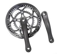 Crankset in AL6061 Aluminum 165mm Arm for 8/9/10 Speed Cycling