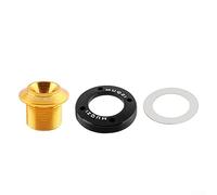 Crankset Screw,Aluminum Alloy Bike Crank-Arm Bolt Kit Self-Extracting M18-M30 For-SRAM SPARE DUB New (Golden)