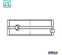 CRANKSHAFT BEARING 001 HL 21886 025 FOR OM471.900/909/902/906/919/922 12.8L