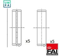 FAI AutoParts BM1028-STD Crankshaft bearing