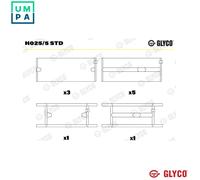 GLYCO H025/5 STD Crankshaft bearing