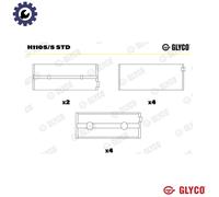 Glyco Crankshaft Bearing H1105/5 STD – Ford P100 II 1.8 (1987-1992)