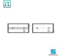 KOLBENSCHMIDT 77127608 Crankshaft Bearing Set