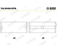 GLYCO 72-2439 STD Crankshaft bearing