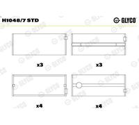 Crankshaft Bearing Shell GLYCO H1048/7 STD for FIAT 300 1.901 1965-1968