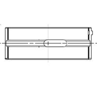 CRANKSHAFT BEARING 001 HL 21956 025 FOR OM 651.901 1.8L OM651.911/912/916 2.1L