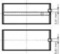 Crankshaft bearing shell Set 77846600 KOLBENSCHMIDT for RENAULT TRUCKS PREMIUM