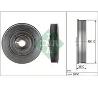 INA 544 0090 10 Crankshaft pulley
