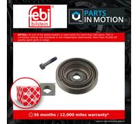 febi bilstein 33802 Pulley decoupled, for crankshaft with screw, pack of one