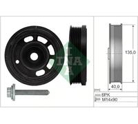 INA 544 0172 20 Belt Pulley Set, crankshaft