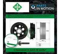BELT PULLEY SET CRANKSHAFT 544 0180 20 FOR FORD USA YMCA/YMCB/YLCB/YLCA 2.0L