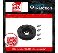 Crankshaft Pulley fits AUDI TT 8N3, 8N9 1.8 98 to 06 Belt 06A105243E Febi New