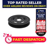 Crankshaft Pulley fits JAGUAR F-PACE X761 3.0D 2015 on Belt JDE37423 Febi New