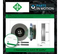 Crankshaft Pulley fits MERCEDES E300D 2.0D 2017 on OM654.920 Belt INA 0009906808